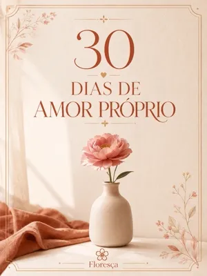 Capa do caderno 30 Dias de Amor Próprio