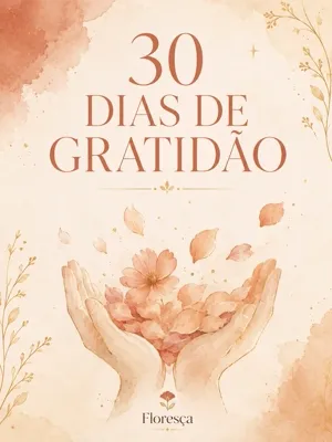 Capa do caderno 30 Dias de Gratidão